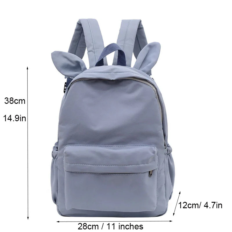 Solid Rabbit School Student Backpack Personalized Kids Large Capacity Schoolbags