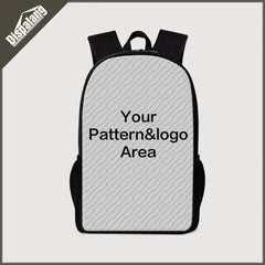 Basketball Baseball Print Schoolbag Bookbag Boys Men's Outdoor Knapsack