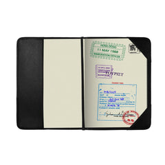 Passport Cover Wallet Bag Men Women Leather Id Address Holder Portable