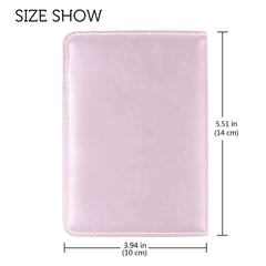 Passport Cover Wallet Bag Men Women Leather Id Address Holder Portable