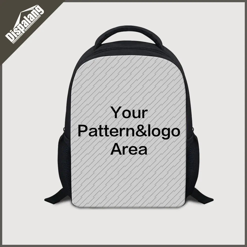 Custom Footballs Backpack for Kids Boys Small Kindergarten Bookbag