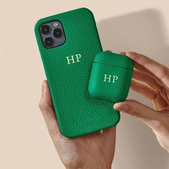Leather Case Set For Airpods 1 2 pro and for Iphone 14 13 Pro Max