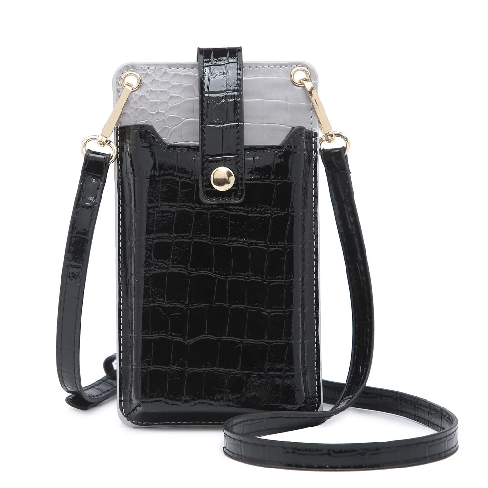 Leather Phone Bag Crossbody Shoulder Bag Women Wallet Phone Purse