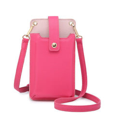 Leather Phone Bag Crossbody Shoulder Bag Women Wallet Phone Purse
