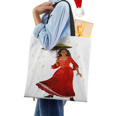 Vintage 50s 60s Print Tote Bag For Women Reusable Shoulder Bags