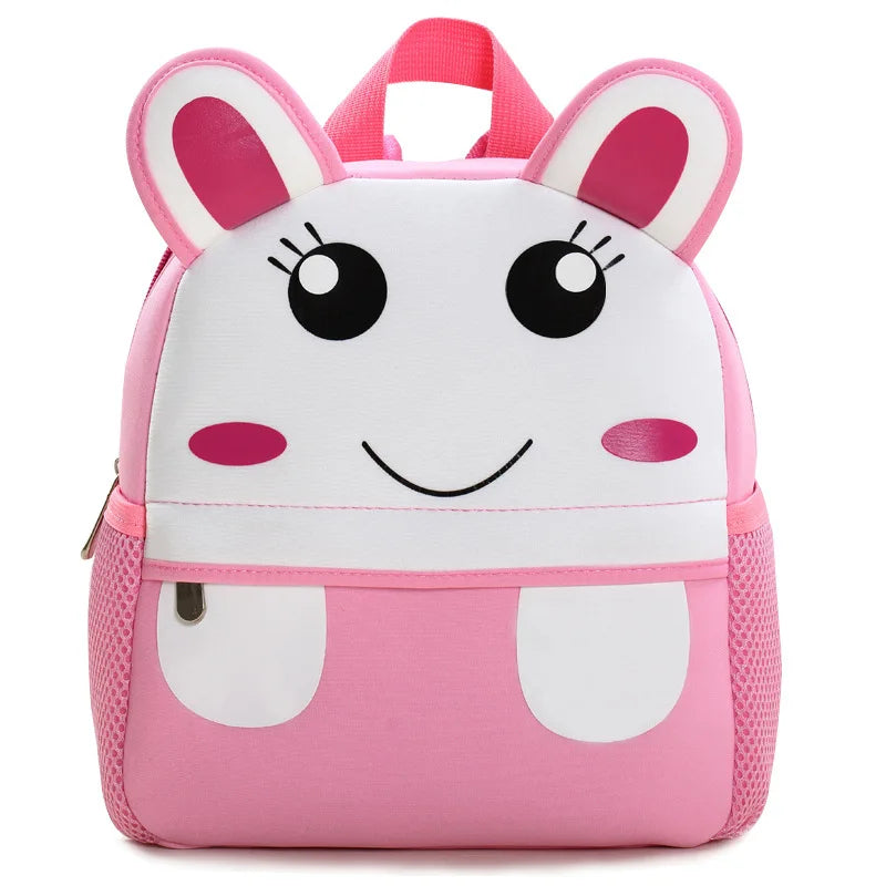 3D Cartoon Monkey Toddler School Bag Neoprene Kindergarten Backpack