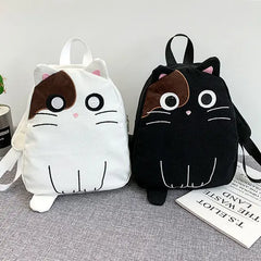 Japanese Girls Cat Student Schoolbag Versatile Backpack