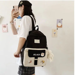Pink Lovely School Bags for Students, Casual Daypacks for Girls