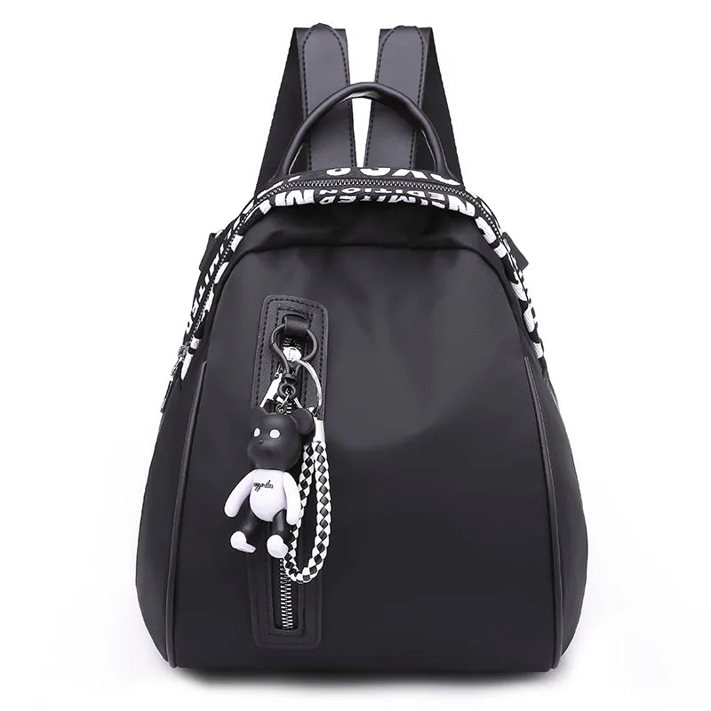 Bear Women Backpack Nylon Backpacks For Teenage Girls School Shoulder Bag