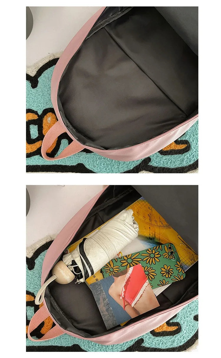 Bunny ears women backpack Large capacity school bags for teenage girls laptop ba
