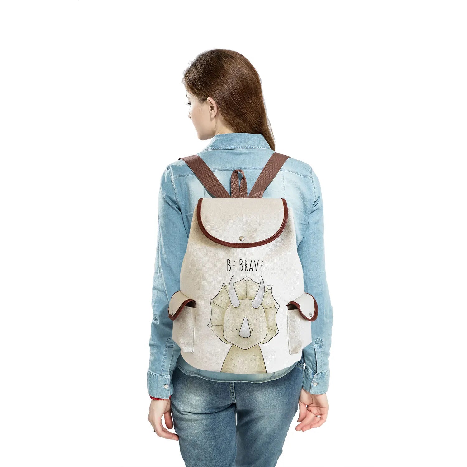 Fox Elephant School Bags For Teens Large Capacity Backpack