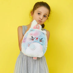 Plush Unicorn Backpack Cartoon Girl Fur Children Schoolbag Kids Gift