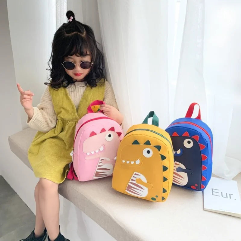 Dino Baby Backpack for Kindergarten Boys Girls