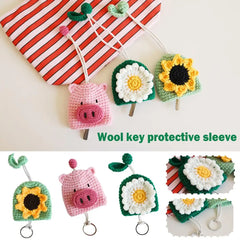 Unisex Cotton Key Bag Pull Type Key Wallet
