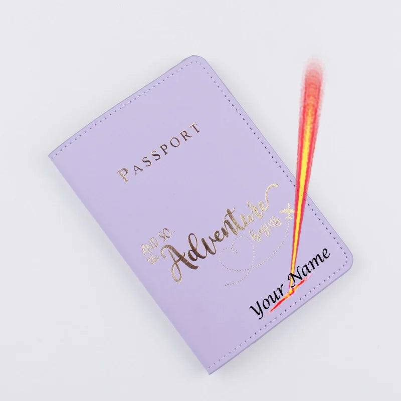 Personalized Adventure Passport Cover for Travel
