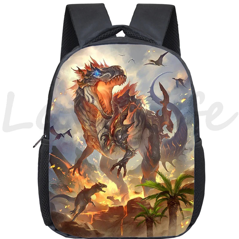 Dino Kids Backpack Animal School Bag Boys Girls Gift