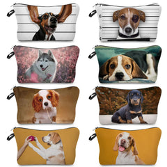 Pug Dog 3D Printed Cosmetic Bag for Women Travel Makeup Organizer