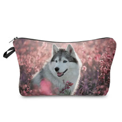 Pug Dog 3D Printed Cosmetic Bag for Women Travel Makeup Organizer