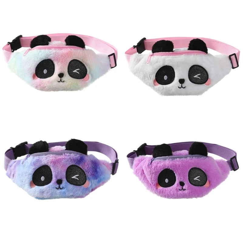 Fluffy Waist Bag for Girls Plush Fanny Pack Chest Bag Kids