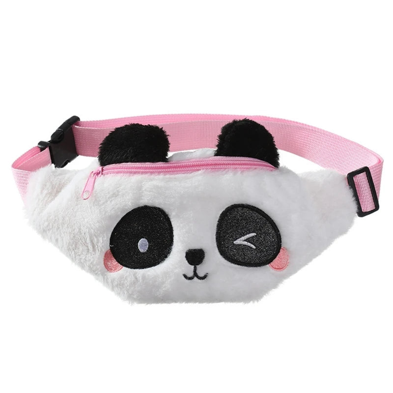 Fanny Pack Plush Waist Bag Fluffy Belt Bag for Girls