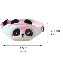 Fluffy Waist Bag for Girls Plush Fanny Pack Chest Bag Kids