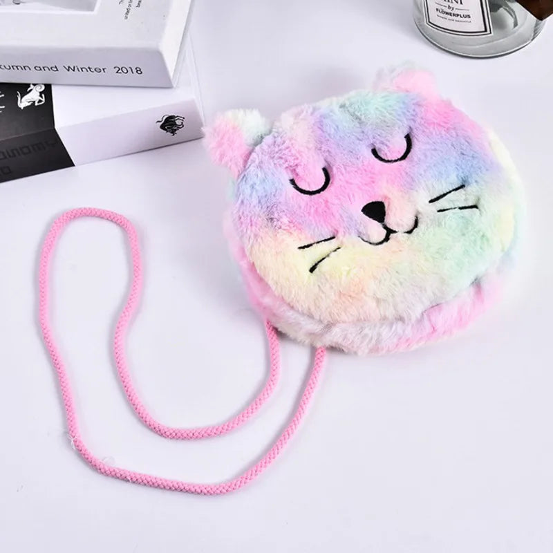 Fox Handbag Girls Shoulder Bag Unicorn Animals Messenger Kids Coin Purse
