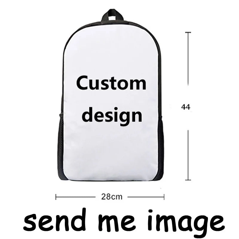 Animals Garland Headdress Print School Bag for Teenage Kids Backpack