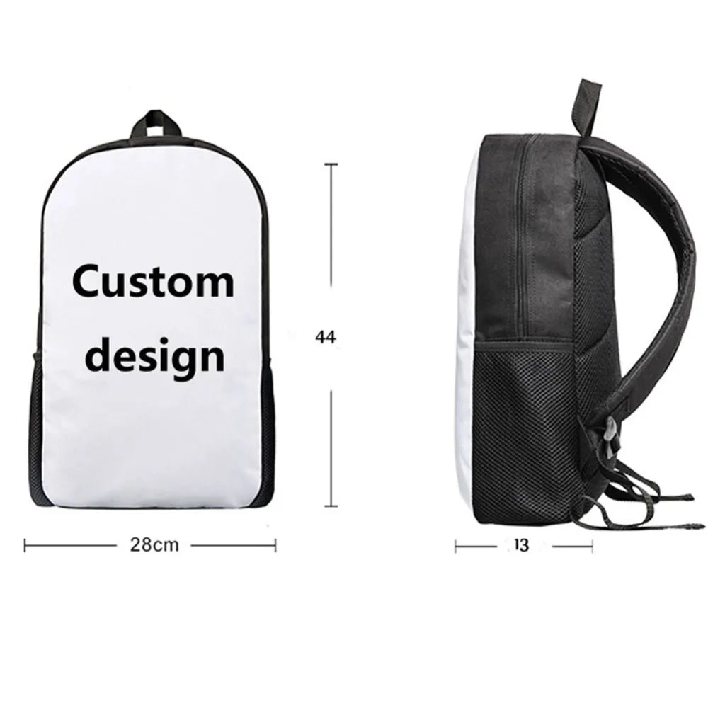 Animals Garland Headdress Print School Bag for Teenage Kids Backpack