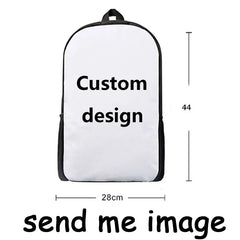 Animals Garland Headdress Print School Bag for Teenage Kids Backpack