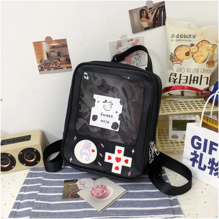 Game Console Lolita Girls Shoulder Bag Nylon Backpacks