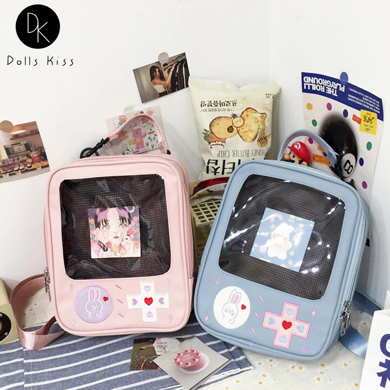 Game Console Lolita Girls Shoulder Bag Nylon Backpacks