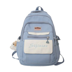 Girls Backpack Large Capacity School Bags for Teens Harajuku Student Bookbag