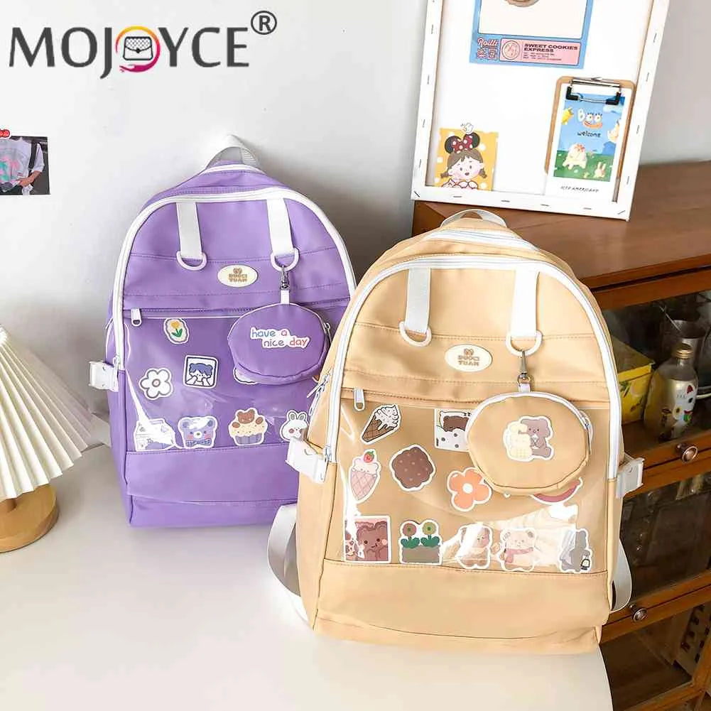 Japanese Style Ita Bag Backpack Transparent School Bag