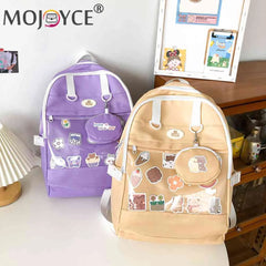 Japanese Style Ita Bag Backpack Transparent School Bag