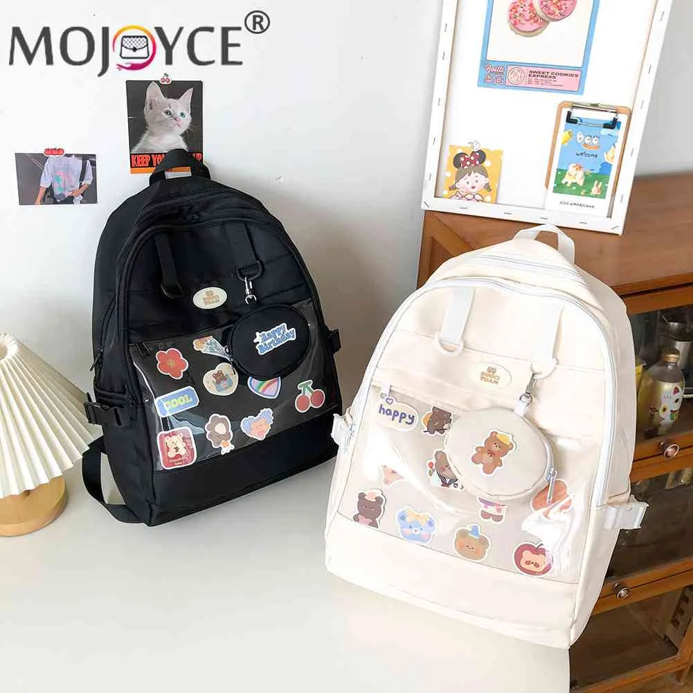 Japanese Style Ita Bag Backpack Transparent School Bag