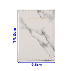 Marble Pattern Passport Cover PU Leather Travel Passport Holder