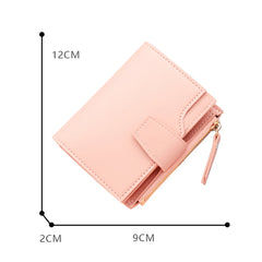 Mini Change Purses Tri-fold Women's Wallet Lipstick Storage Bag