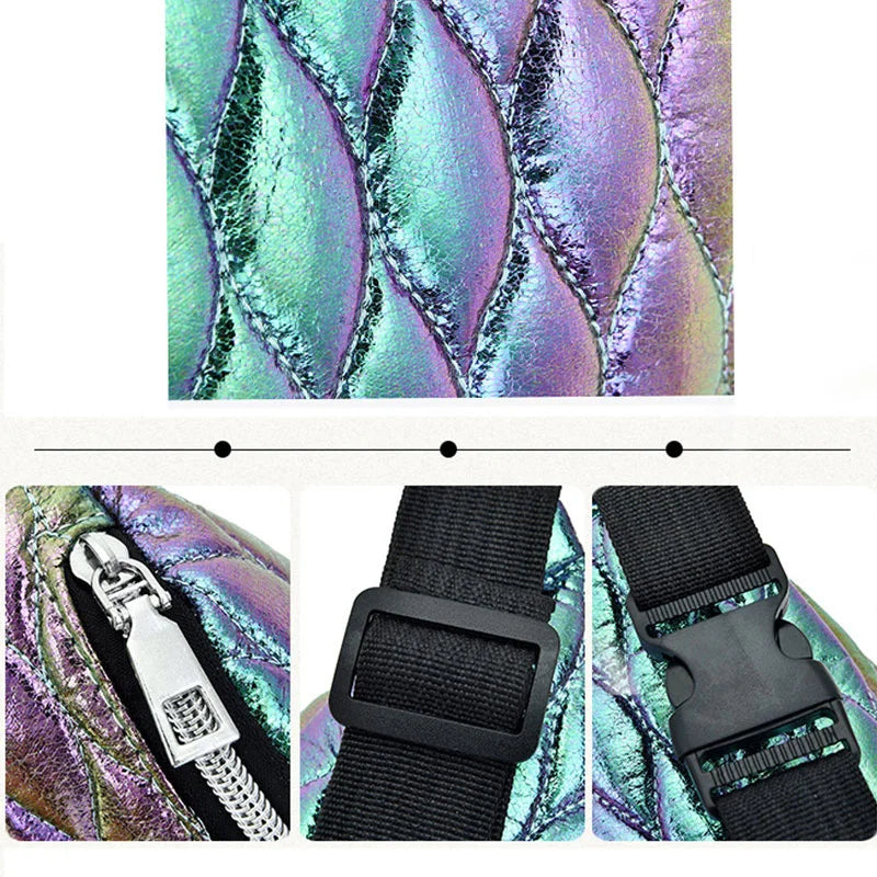 Gradient Fanny Pack for Women Phone Pouch Waist Bag Hip Case