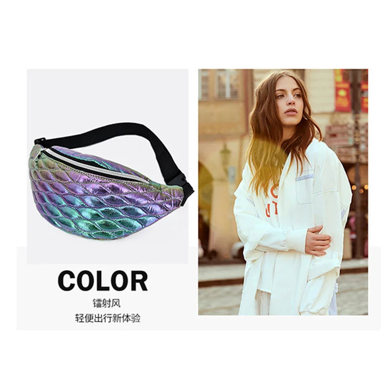 Gradient Fanny Pack for Women Phone Pouch Waist Bag Hip Case