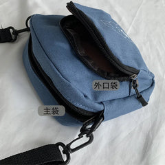 Rabbit Canvas Crossbody Bag Girls Messenger Phone Purse Handbag