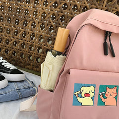 Waterproof School Backpack for Teenage Girl Cartoon Daily