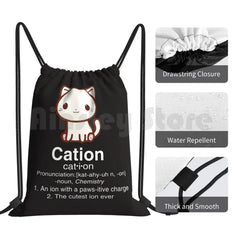Science Cat T Shirt-Cation Chemistry Definition Backpack