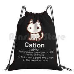 Science Cat T Shirt-Cation Chemistry Definition Backpack