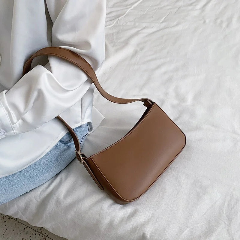 Small PU Shoulder Bags for Women Travel Totes