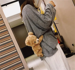 Plush Teddy Bear Doll Bag - Japanese Girl Bag