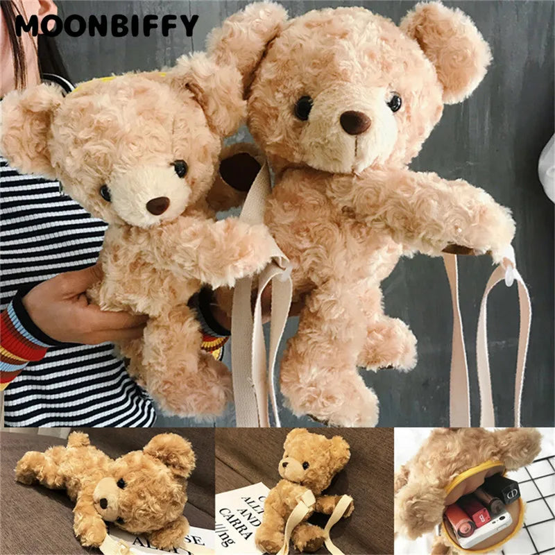 Plush Teddy Bear Doll Bag - Japanese Girl Bag