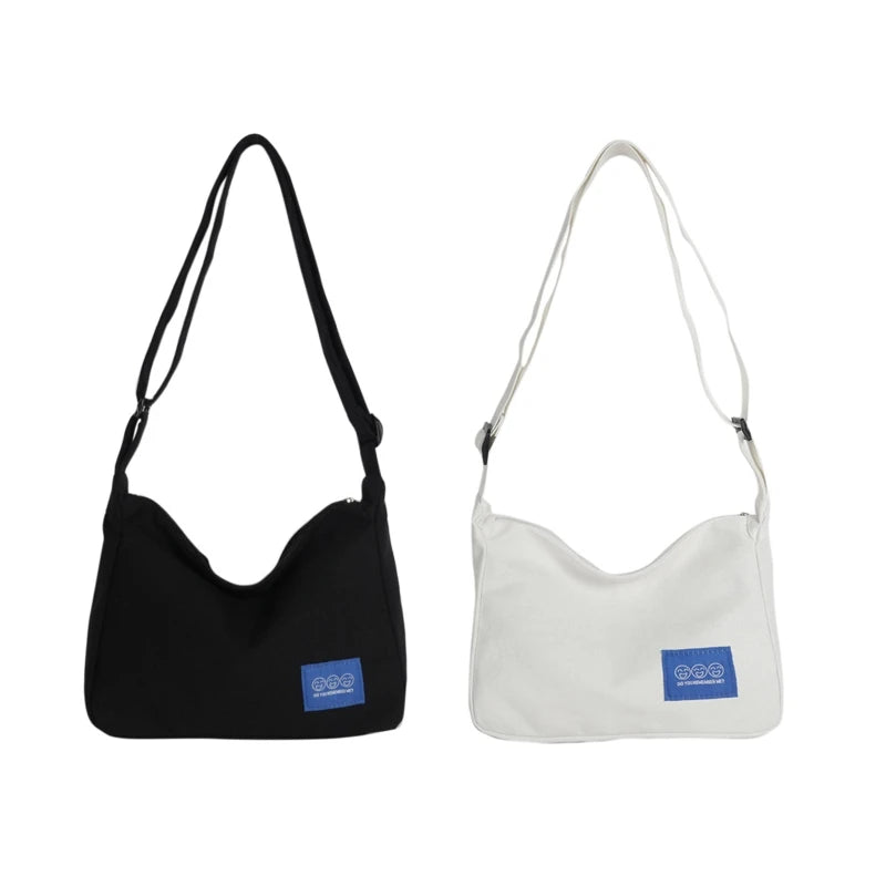 Stylish Canvas Crossbody Bag Shoulder Bag For School Men Women