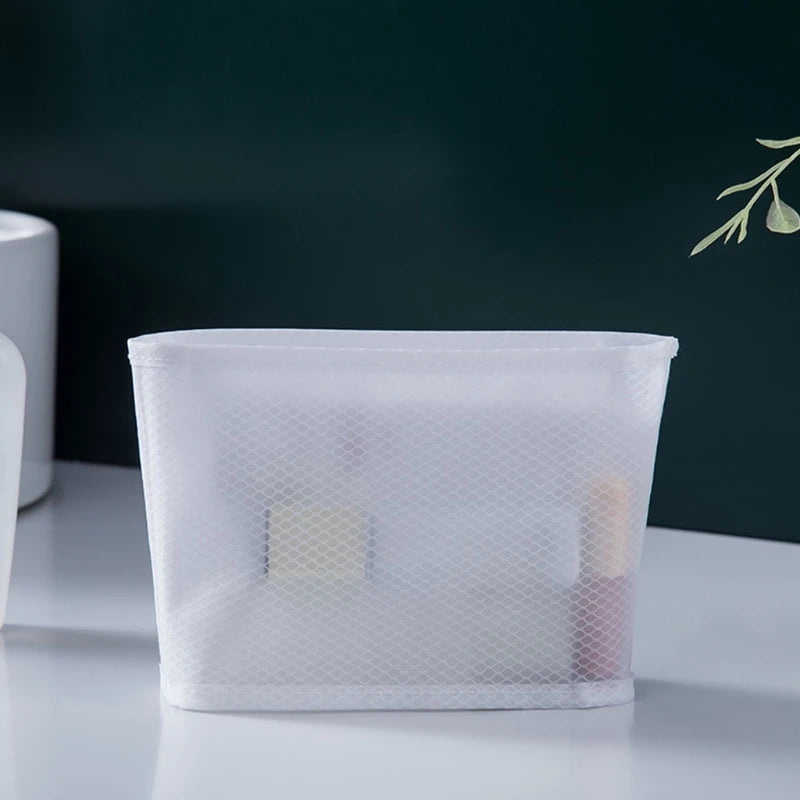 D0LF Large Capacity Cosmetic Bag Wash Bag Transparent