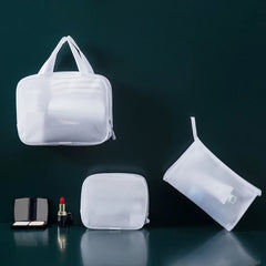 D0LF Large Capacity Cosmetic Bag Wash Bag Transparent