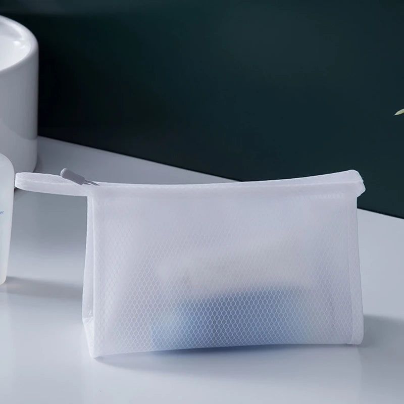 D0LF Large Capacity Cosmetic Bag Wash Bag Transparent